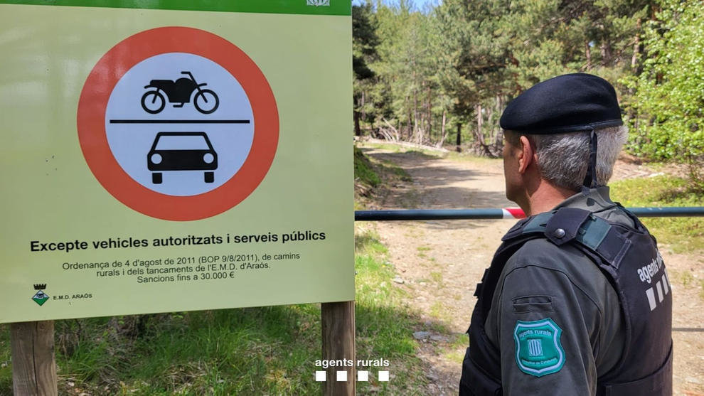Agents Rurals prohibició circulació motoritzada