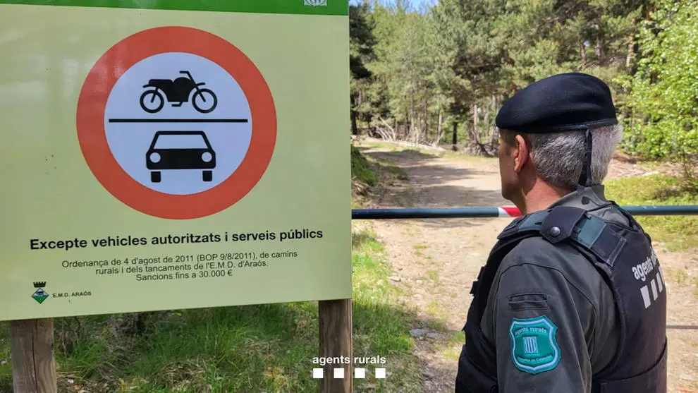 Agents Rurals prohibici&oacute; circulaci&oacute; motoritzada