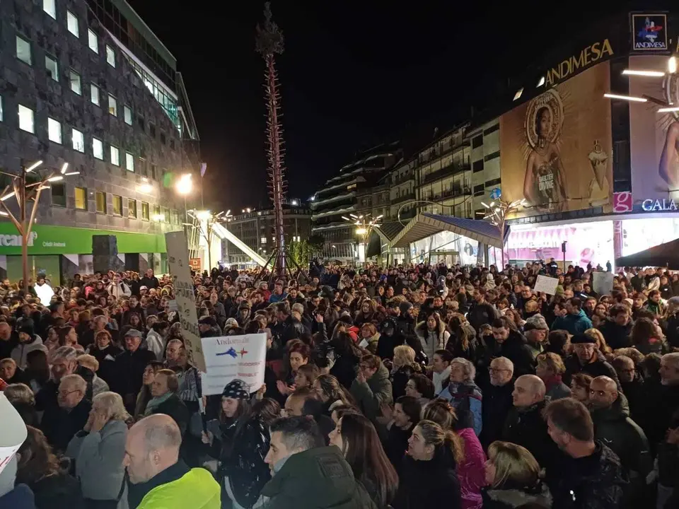 Manifestaci&oacute; Andorra habitatge digne 1