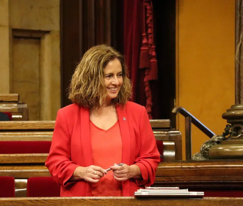 S&iacute;lvia Romero al Parlament de Catalunya PSC