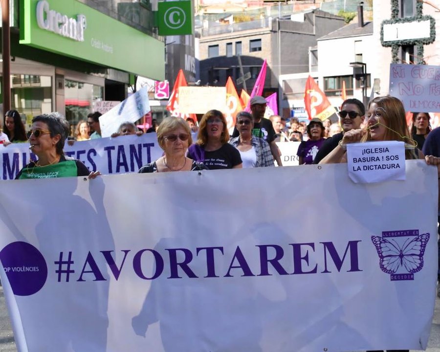 Avortament Andorra Manifestació