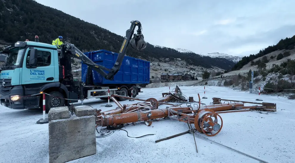Retirada telesqu&iacute; Vall d'Incles
