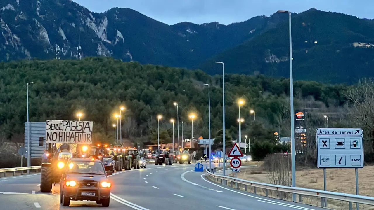 Protesta pagesos Cerdanya 1