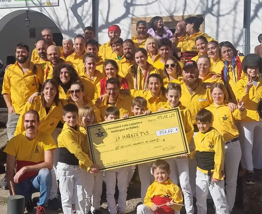 Foto donatiu Marat&oacute; TV3