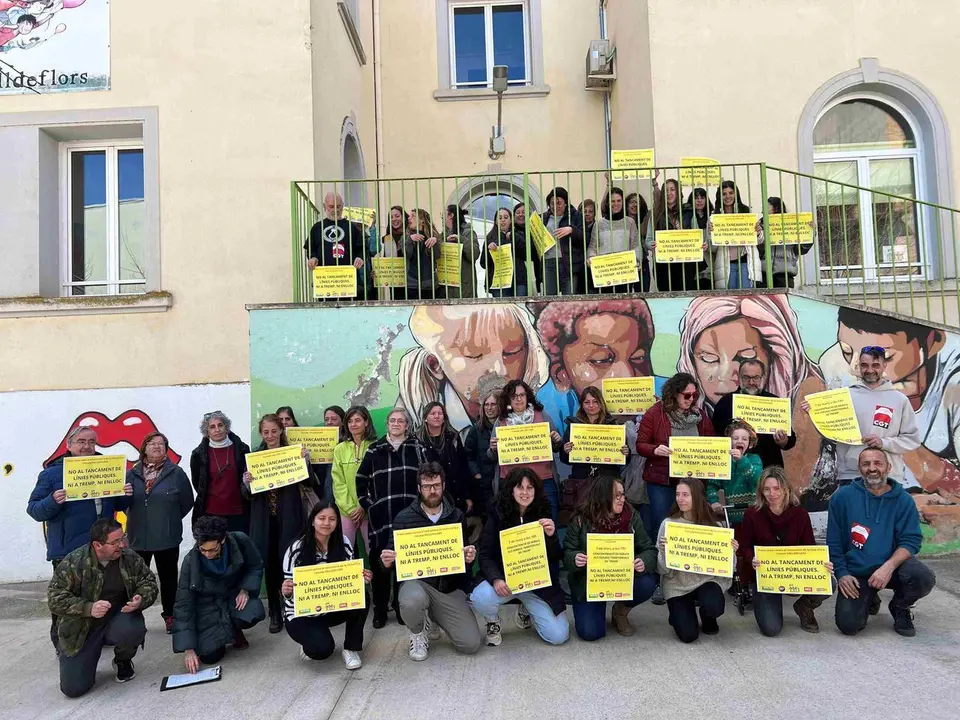 Escola Valldeflors protesta pares 2