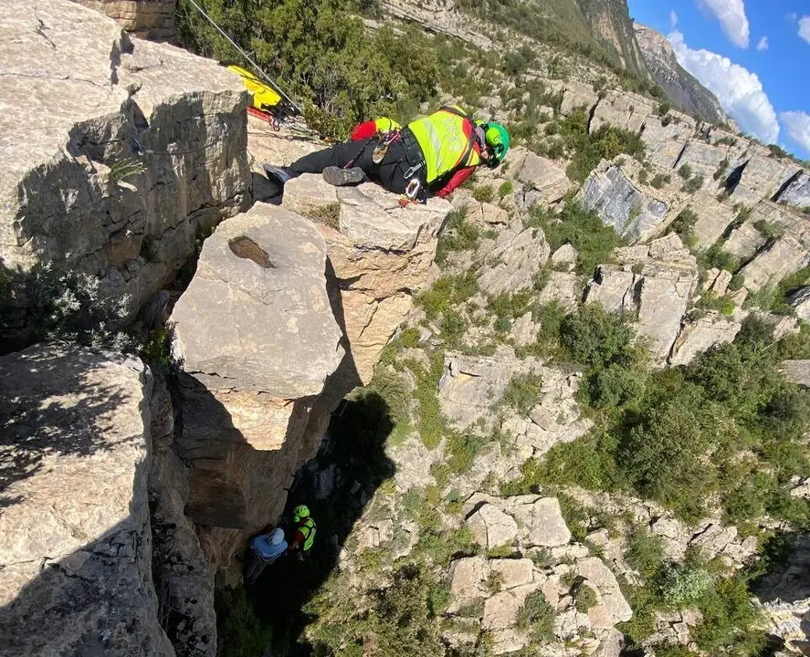 Rescat via ferrata Sant Esteve de la Sarga