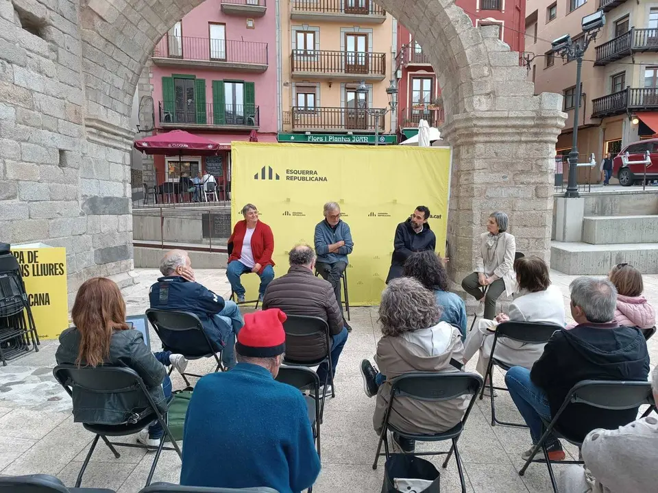 Acte a Puigcerd&agrave; amb el Conseller Roger Torrent