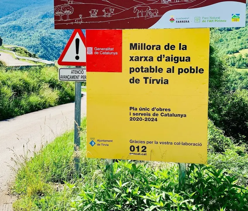 T&iacute;rvia millora xarxa potable
