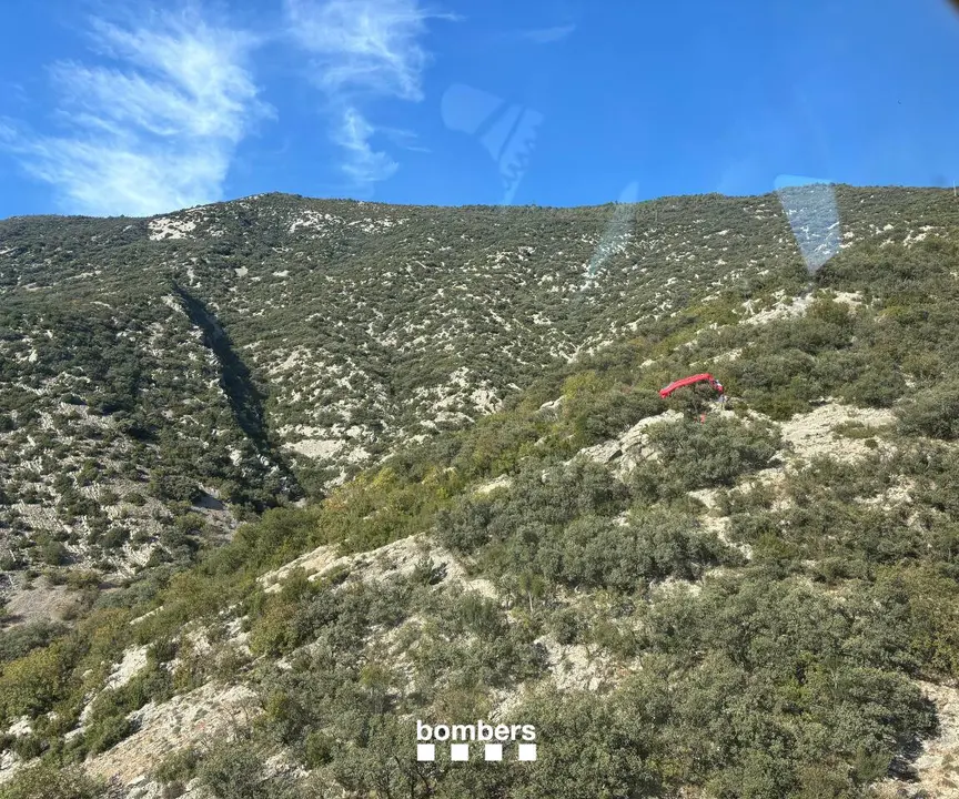 Parapentista Organy&agrave; rescat 1