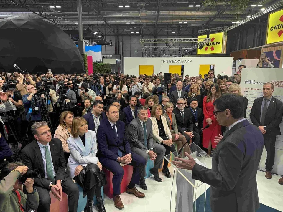 Un moment de la inauguraci&oacute; de FITUR