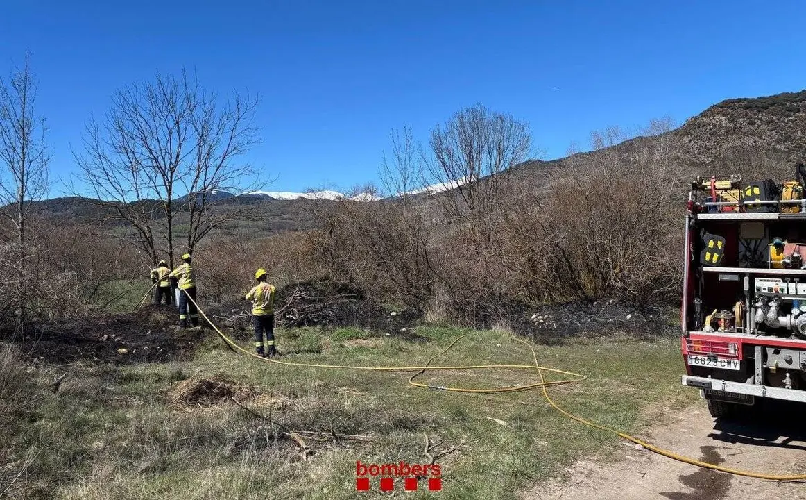 Bombers Bellver de Cerdanya incendi
