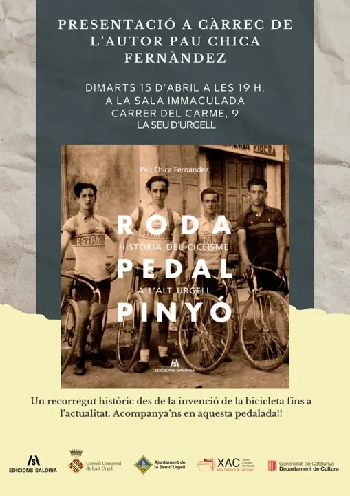 Presentaci&oacute; llibre Roda, pedal, piny&oacute;