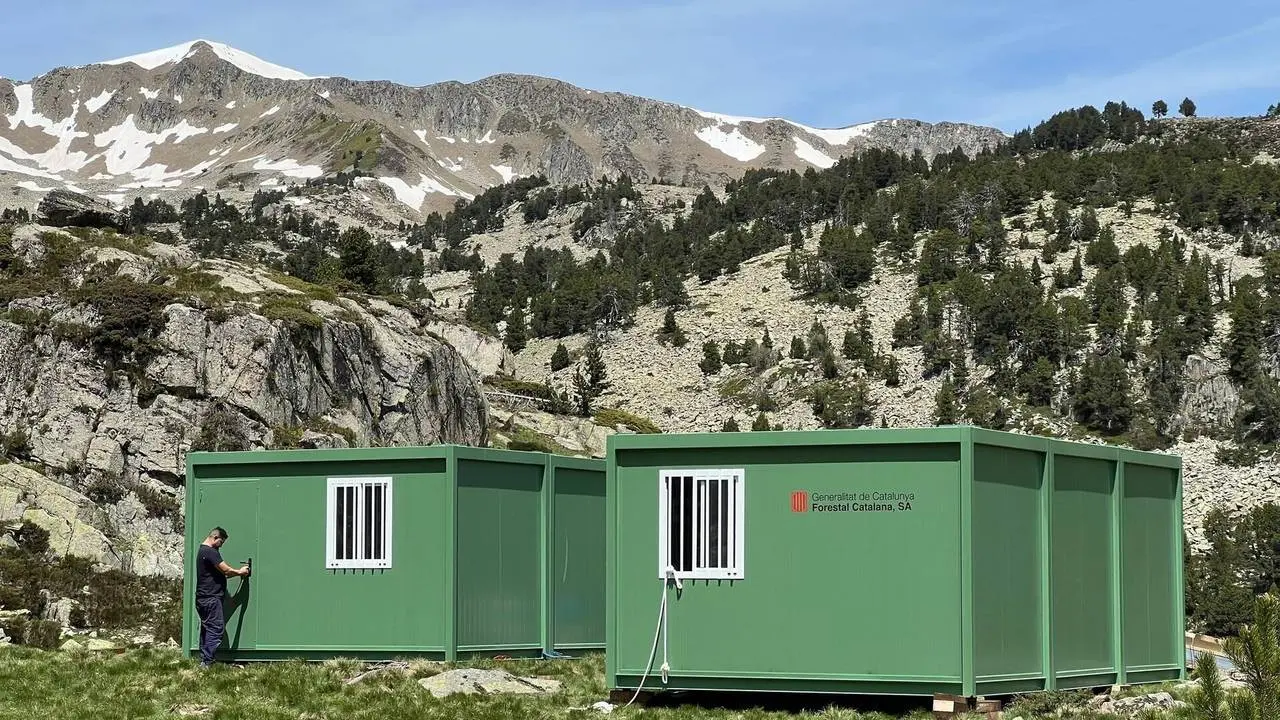 Campament temporal helitransportat Forestal Catalana