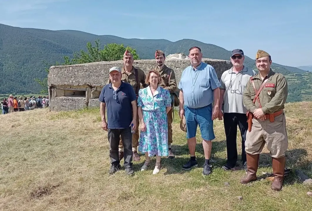 Oriol Junqueras al Tossal de Sant Joan de Vilamur