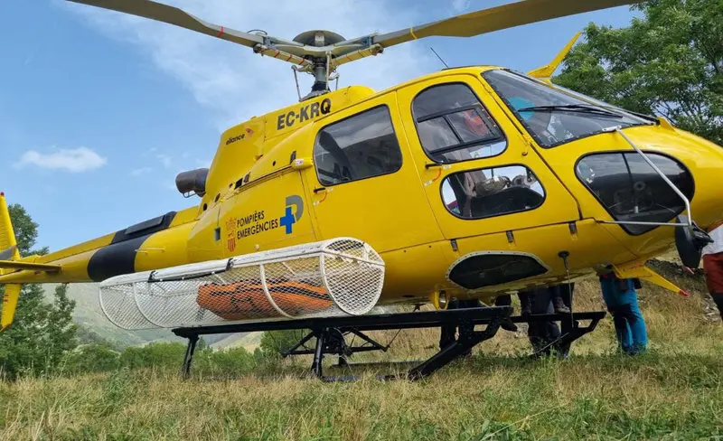Helic&ograve;pter Pompi&egrave;rs d'Aran