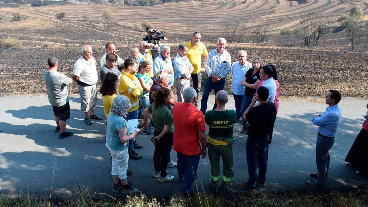 Visita conseller incendi de la Segarra