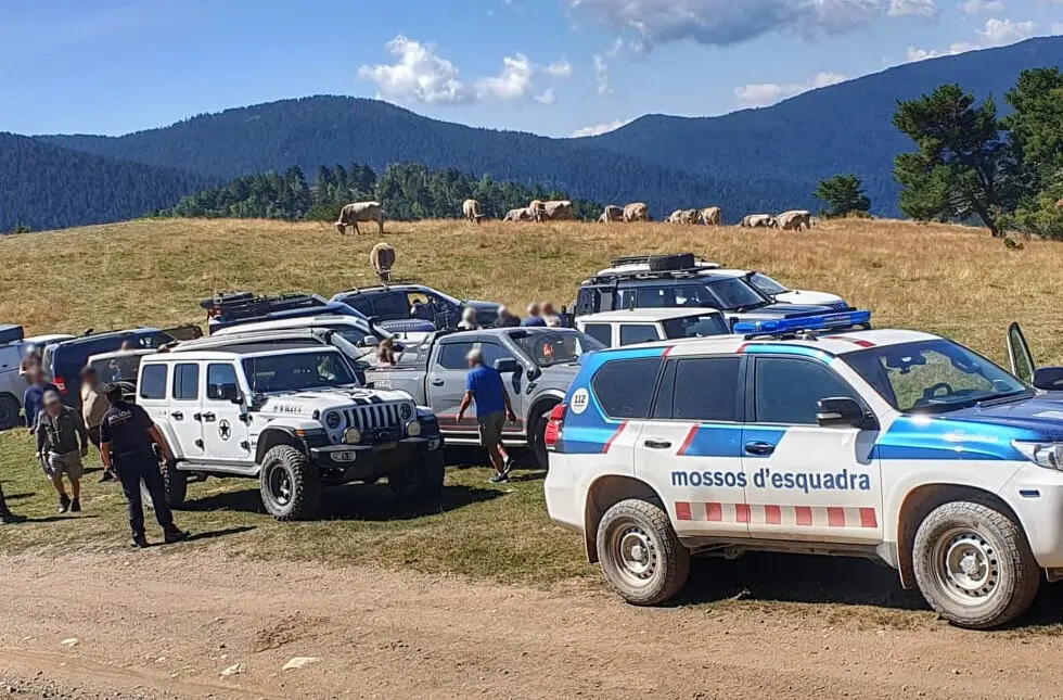 Mossos denuncien empresa guiatge 4x4