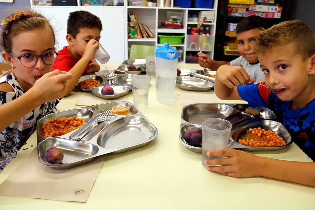 Menjador escolar a la comarca de l'Urgell &copy;DE
