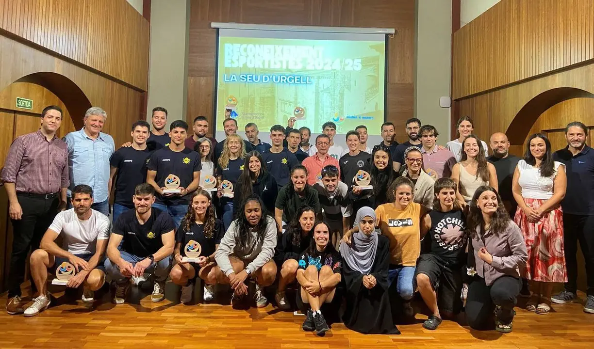 Reconeixement esportistes la Seu