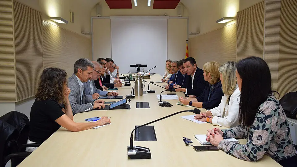 Reuni&oacute; de treball del departament d&rsquo;Agricultura, Ramaderia &copy;DARPA
