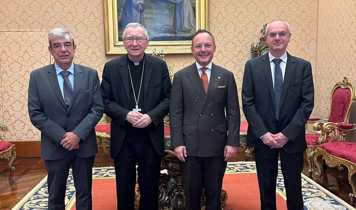 Govern Andorra Reuni&oacute; amb el cardenal Pietro Parolin