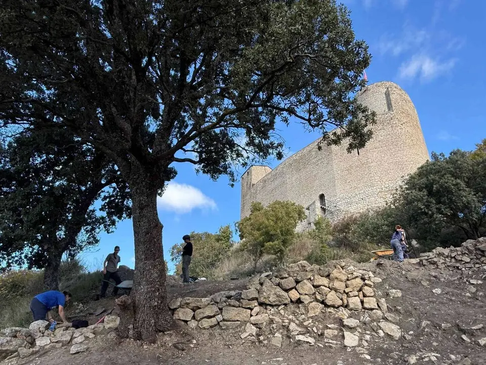 Castell de Mur excavaci&oacute; 5