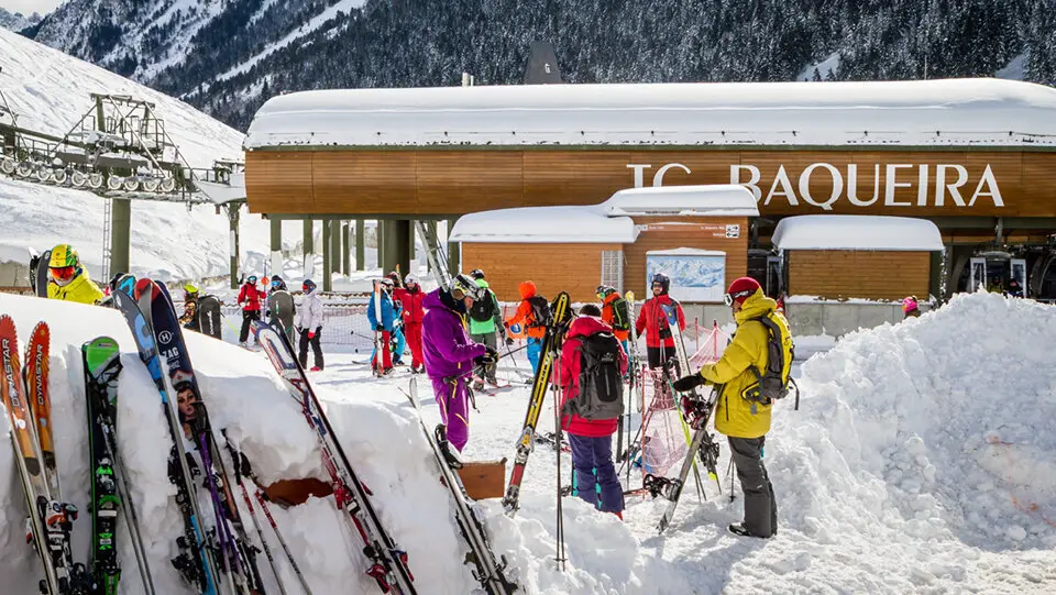 Estaci&oacute; de Baqueira Beret &copy;Baqueira