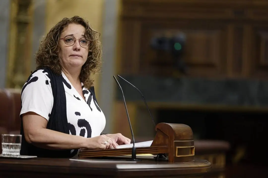 La diputada In&eacute;s Granollers durant una intervenci&oacute; al Congreso