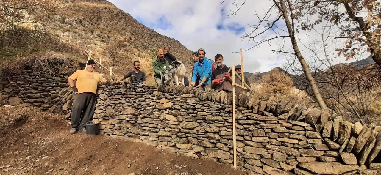 Pedra seca Cam&iacute; del Botanal d'Alins 2