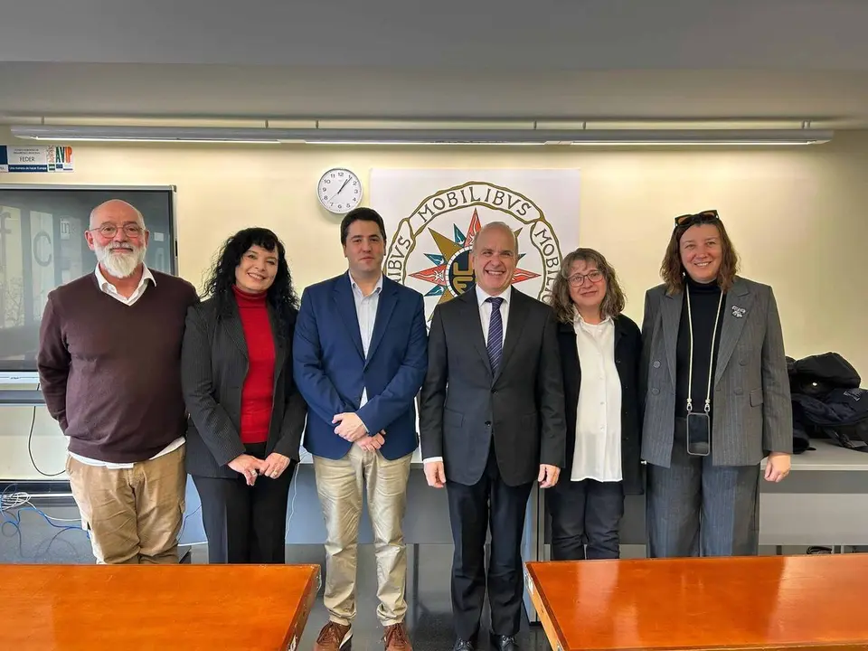 Visita rector UNED a la Seu-1