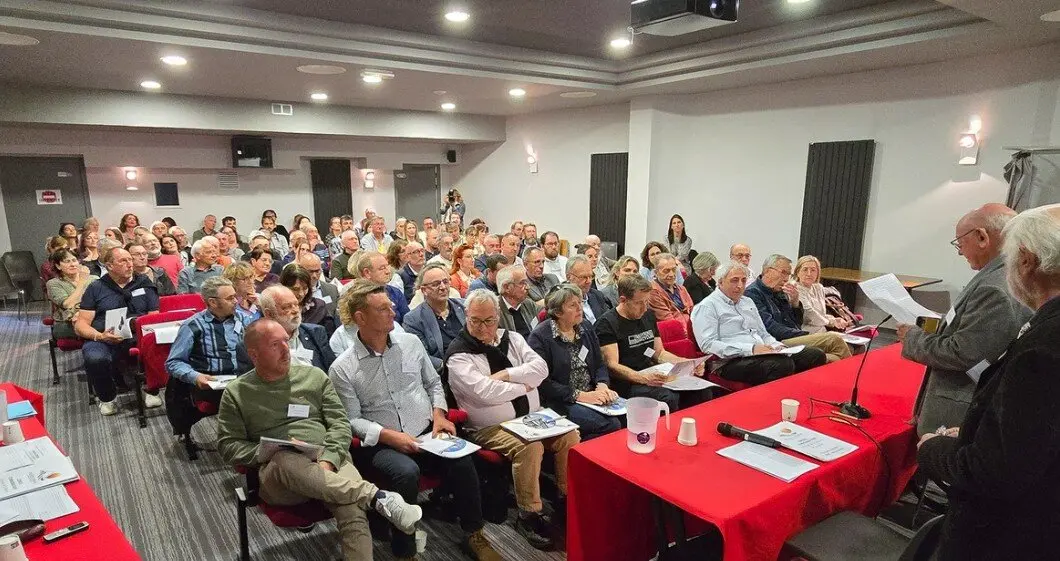 Imatge de l'acte d'elecci&oacute; del president de la Macomunitat. Foto: Communaut&eacute; de Communes Cerdagne.