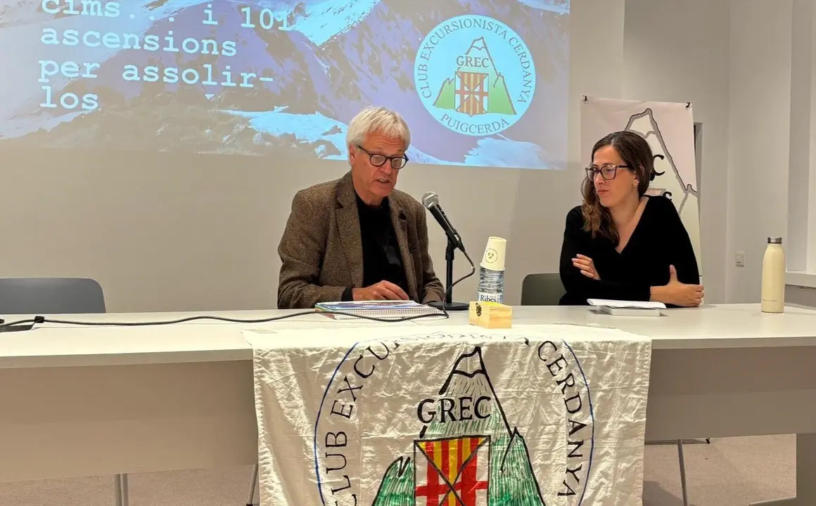 Manel Figuera presentaci&oacute; Cerdanya 101 cims 1