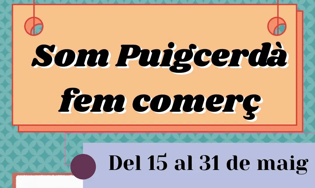 Imatge parcial del cartell de la campanya / Comer&ccedil; de Puigcerd&agrave;-