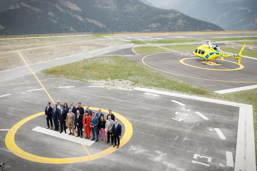 Inauguraci&oacute; l'Heliport Nacional a la Caubella 1