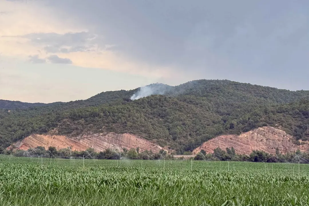 Incendi de llamp a Oliana