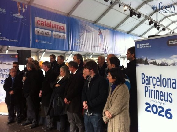 Acte de la candidatura Barcelona Pirineu 2026