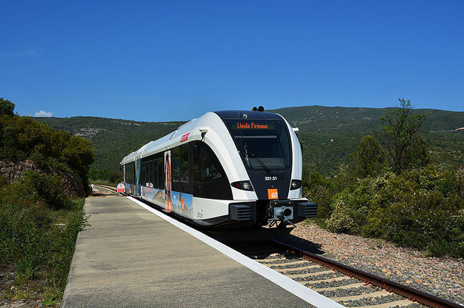 Els primers combois de la línia Lleida la Pobla de Segur 1
