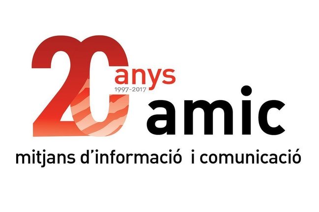 AMIC logo 20 anys