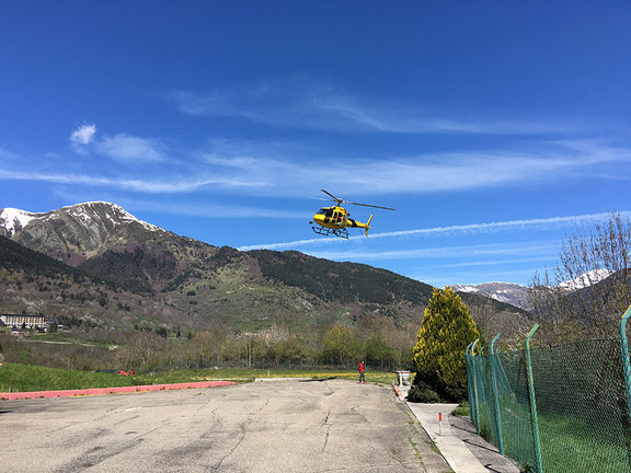 Imatge de l'heliport de Vielha