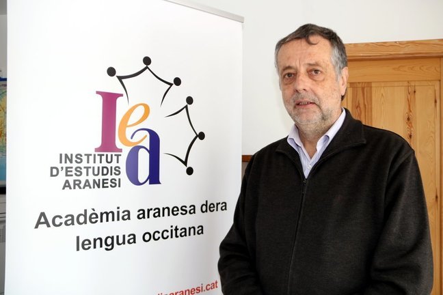 Jusep lois Sans, president de l'Acadèmia aranesa dera lengua occitana JPG