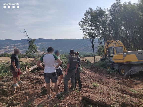Agents Rurals denuncien treballs forestals al Pallars Jussà