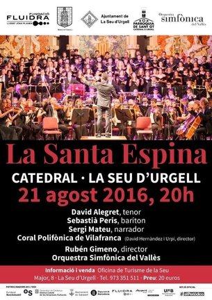 Cartell A3. 2016 La Seu d'Urgell. La Santa Espina1