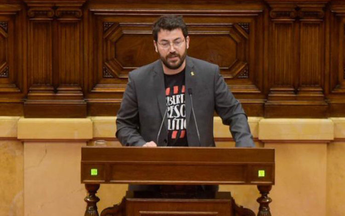 Francesc Viaplana al Parlament de Catalunya