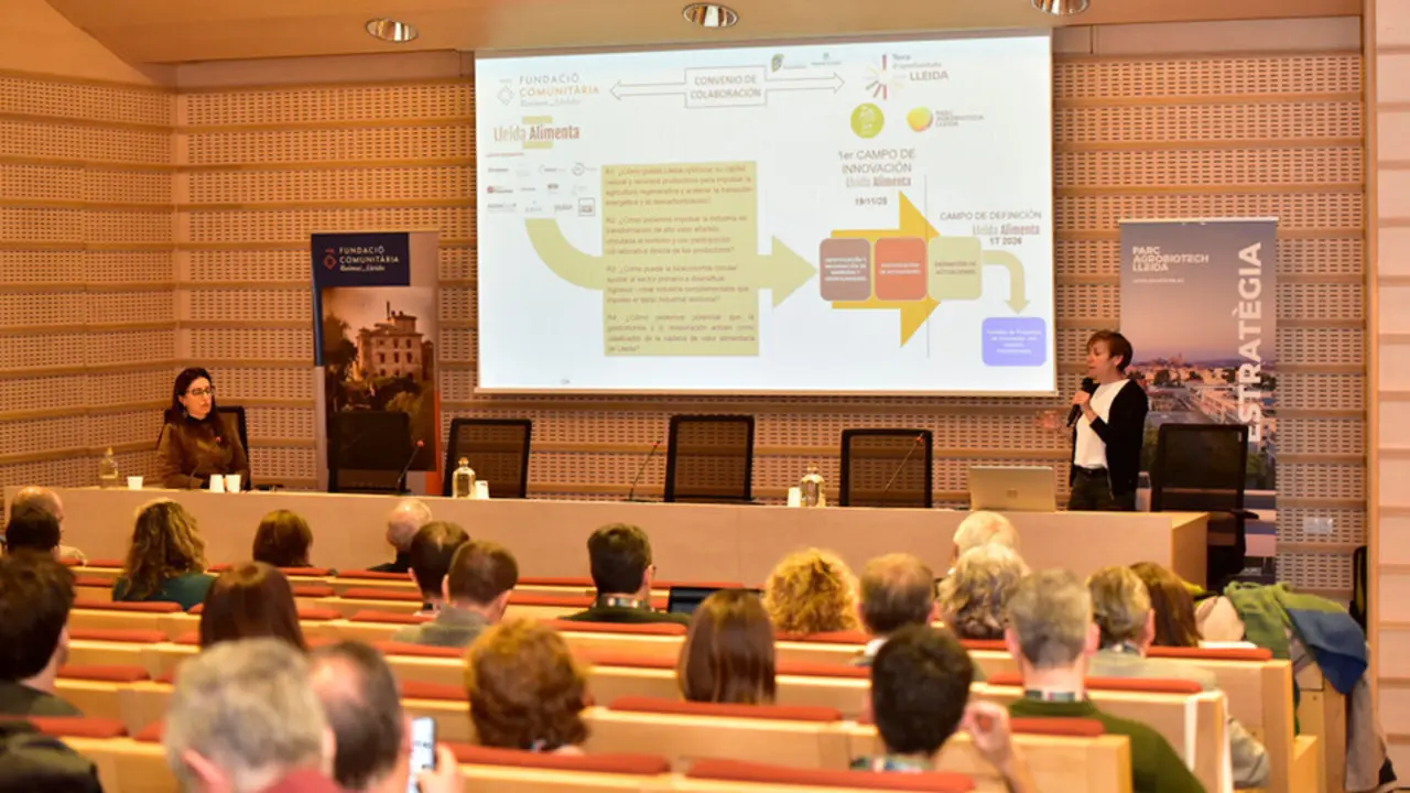 Acte del conveni Lleida Alimenta &copy;Promoci&oacute;
