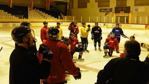 L'equip d&rsquo;hoquei del Club Gel de Puigcerd&agrave; 