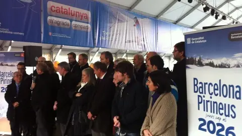 Acte de la candidatura Barcelona Pirineu 2026