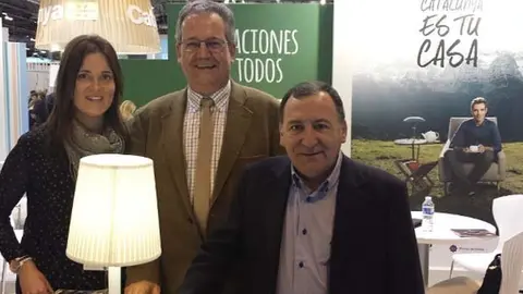 Representants del Pallars Juss&agrave; a Fitur 