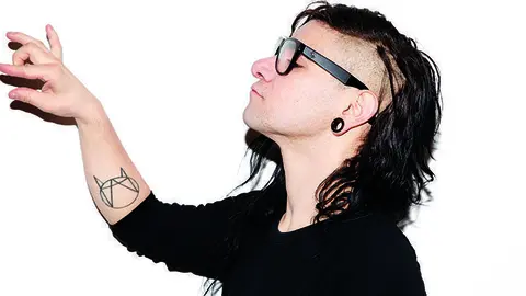 Skrillex l'artista m&eacute;s carism&agrave;tic i popular de l'electr&ograve;nica actual.