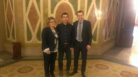 Foto. Marina Geli, Joaquim Boquet i Oscar Ordeig