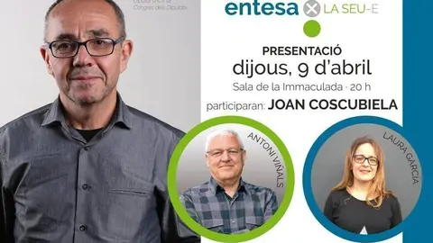 Presentaci&oacute; candidatura entesa per La Seu amb Joan Coscubiela